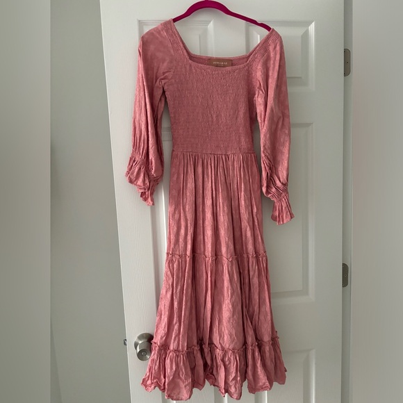 JessaKae dusty pink/mauve midi dress - Picture 3 of 3